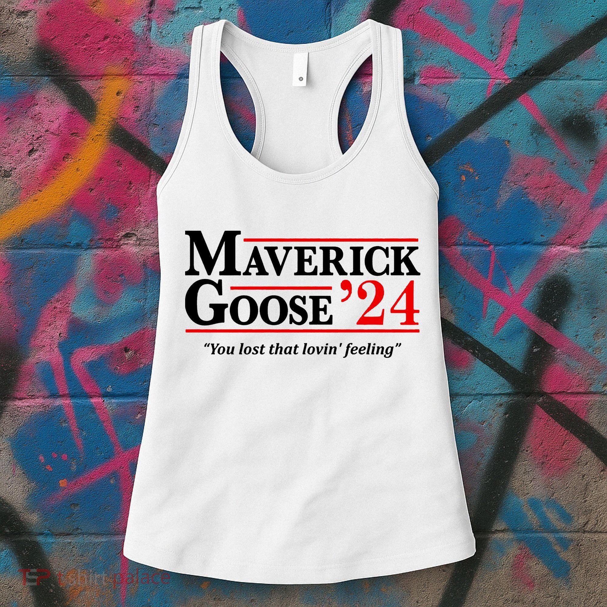 Maverick Goose 24 2024 Election Maverick For President USA Pilot Women's Tank Top