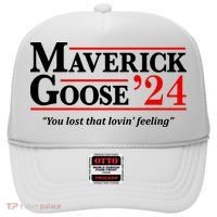 Maverick Goose 24 2024 Election Maverick For President USA Pilot Hat thumb 0