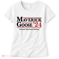 Maverick Goose 24 2024 Election Maverick For President USA Pilot Women's T-Shirt thumb 0