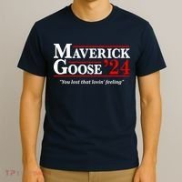 Maverick Goose 24 2024 Election Maverick For President USA Pilot 2024 T-Shirt thumb 3