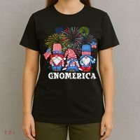 Merica Gnome 4th Of July Funny Patriotic Gnomes American USA T-Shirt thumb 4