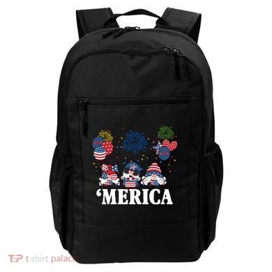 Merica Gnome 4th Of July Celebration Backpack