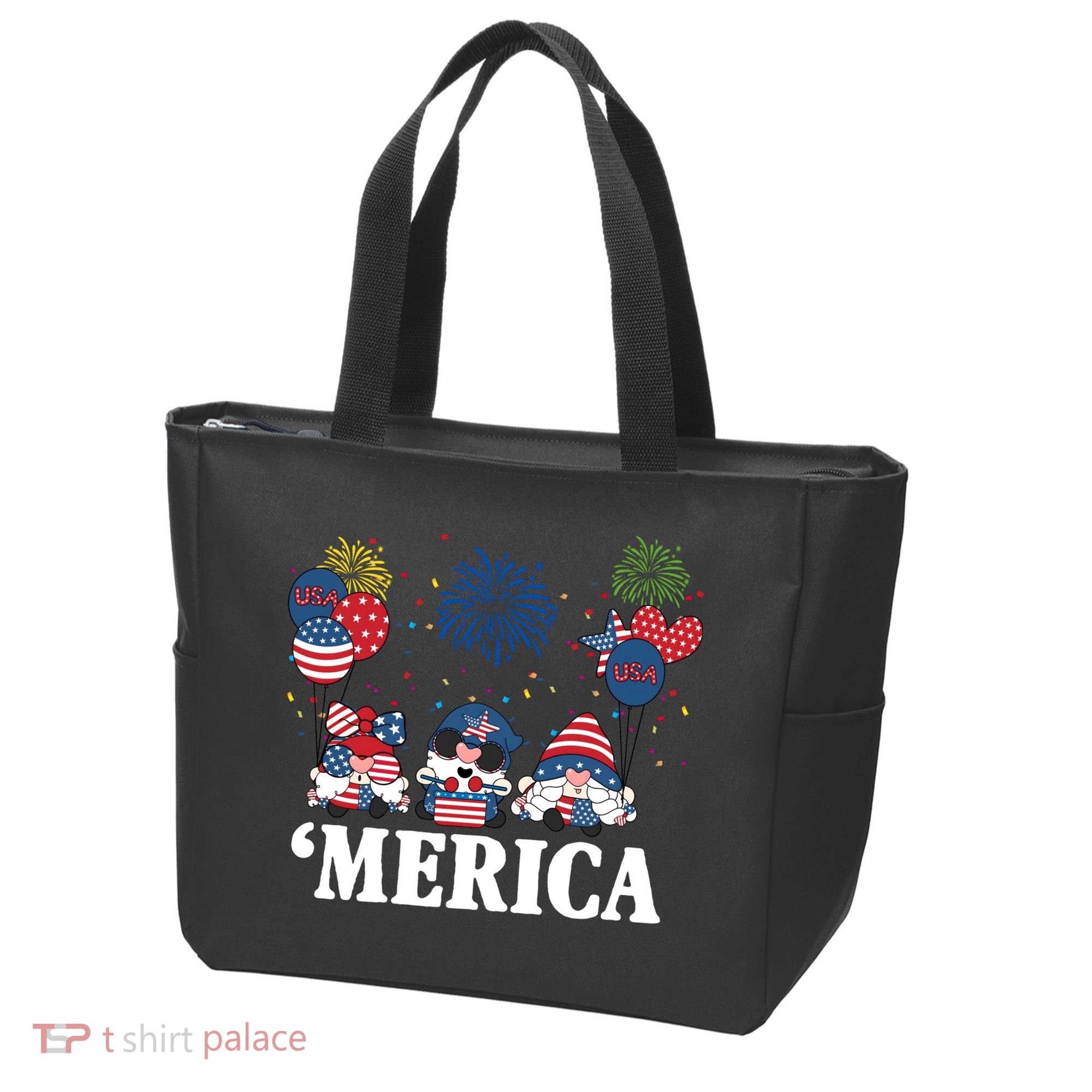 Merica Gnome 4th Of July Celebration Tote Bag