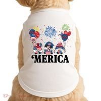 Merica Gnome 4th Of July Celebration Doggie Tank thumb 0