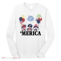 Merica Gnome 4th Of July Celebration Long Sleeve Shirt thumb 0