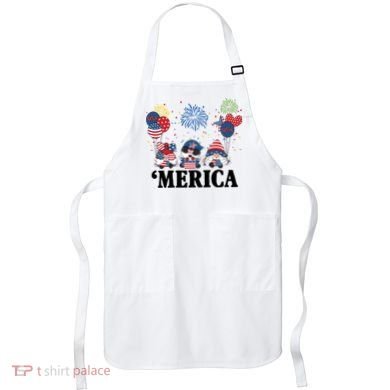 Merica Gnome 4th Of July Celebration Apron