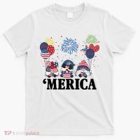 Merica Gnome 4th Of July Celebration T-Shirt thumb 0