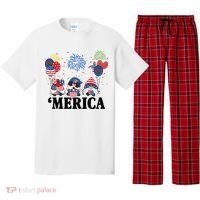 Merica Gnome 4th Of July Celebration Pajama Set thumb 0