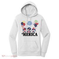 Merica Gnome 4th Of July Celebration Women's Hoodie thumb 0