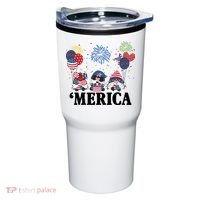Merica Gnome 4th Of July Celebration Tumbler thumb 0