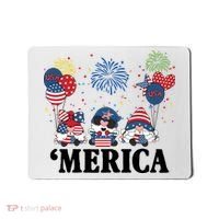 Merica Gnome 4th Of July Celebration Mousepad thumb 0