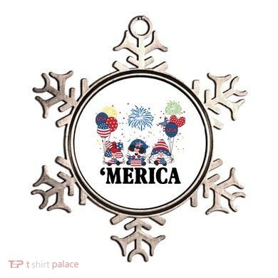 Merica Gnome 4th Of July Celebration Ornament