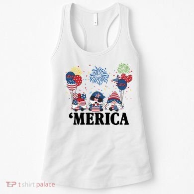 Merica Gnome 4th Of July Celebration Women's Tank Top