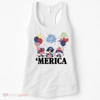 Merica Gnome 4th Of July Celebration Women's Tank Top thumb 0