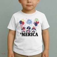 Merica Gnome 4th Of July Celebration Toddler T-Shirt thumb 2
