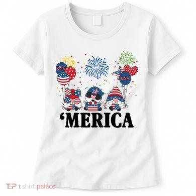 Merica Gnome 4th Of July Celebration Women's T-Shirt