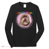 Mulch Gang 4 Life Mulchmaxxing Puppy Dog Meme For Dog Lovers Long Sleeve Shirt thumb 0