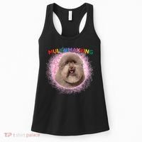 Mulch Gang 4 Life Mulchmaxxing Puppy Dog Meme For Dog Lovers Women's Tank Top thumb 0