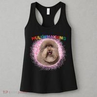 Mulch Gang 4 Life Mulchmaxxing Puppy Dog Meme For Dog Lovers Women's Tank Top thumb 3