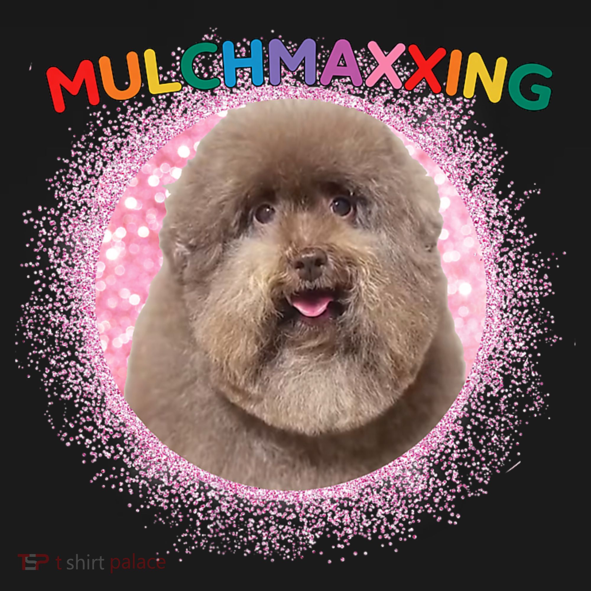 Mulch Gang 4 Life Mulchmaxxing Puppy Dog Meme For Dog Lovers Women's Tank Top