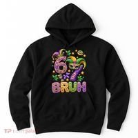 Mardi Gras 67 Bruh Funny 6-7 Meme Hoodie thumb 0