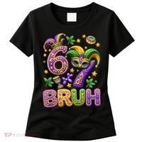 Mardi Gras 67 Bruh Funny 6-7 Meme Women's T-Shirt thumb 0