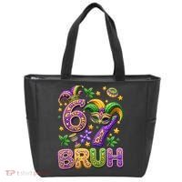 Mardi Gras 67 Bruh Funny 6-7 Meme Tote Bag thumb 0