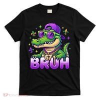 Mardi Gras 67 BRUH Alligator 6-7 Meme Six Seven T-Shirt thumb 0