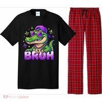 Mardi Gras 67 BRUH Alligator 6-7 Meme Six Seven Pajama Set thumb 0
