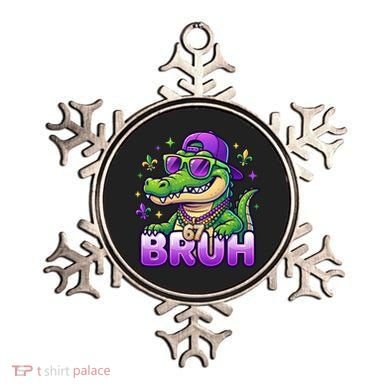 Mardi Gras 67 BRUH Alligator 6-7 Meme Six Seven Ornament