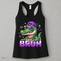 Mardi Gras 67 BRUH Alligator 6-7 Meme Six Seven Women's Tank Top thumb 3