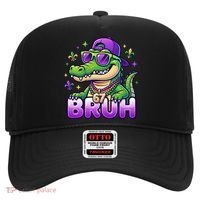 Mardi Gras 67 BRUH Alligator 6-7 Meme Six Seven Hat thumb 0