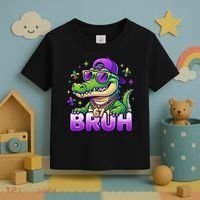 Mardi Gras 67 BRUH Alligator 6-7 Meme Six Seven Toddler T-Shirt thumb 3