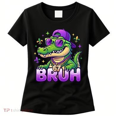 Mardi Gras 67 BRUH Alligator 6-7 Meme Six Seven Women's T-Shirt
