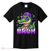 Mardi Gras 67 BRUH Alligator 6-7 Meme Six Seven Kids T-Shirt thumb 0