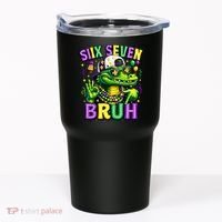 Mardi Gras 67 Six Seven Bruh Mardigator Alligator 6-7 Tumbler thumb 0