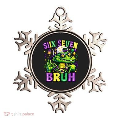 Mardi Gras 67 Six Seven Bruh Mardigator Alligator 6-7 Ornament