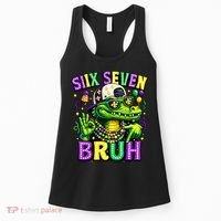 Mardi Gras 67 Six Seven Bruh Mardigator Alligator 6-7 Women's Tank Top thumb 0