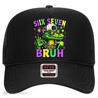 Mardi Gras 67 Six Seven Bruh Mardigator Alligator 6-7 Hat thumb 0