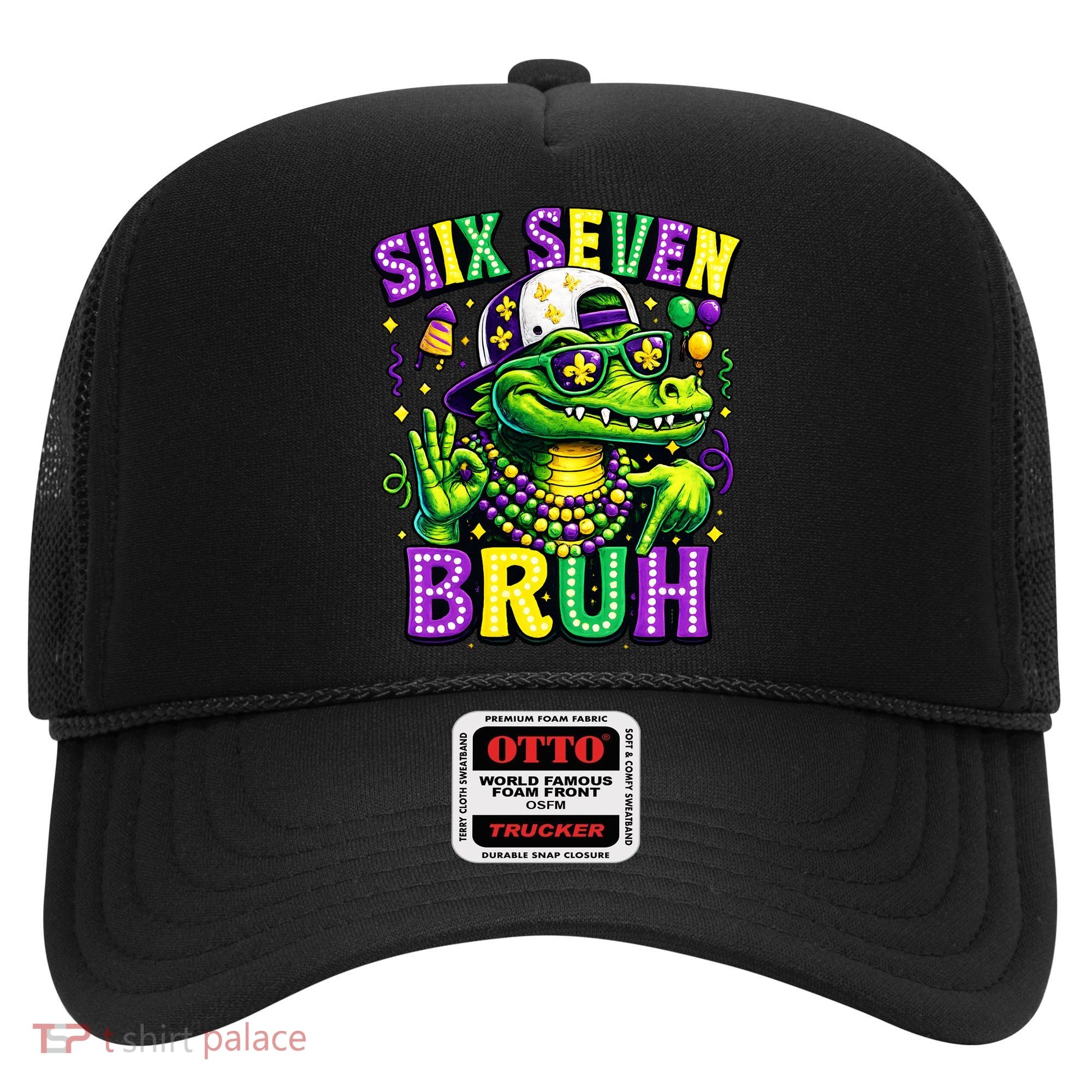 Mardi Gras 67 Six Seven Bruh Mardigator Alligator 6-7 Hat