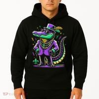Mardi Gras Alligator Mardi Gras Hoodie thumb 2