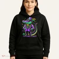 Mardi Gras Alligator Mardi Gras Hoodie thumb 5