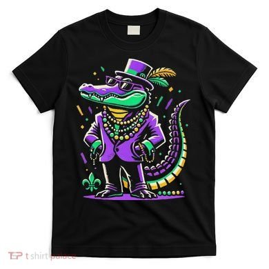 Mardi Gras Alligator Mardi Gras T-Shirt