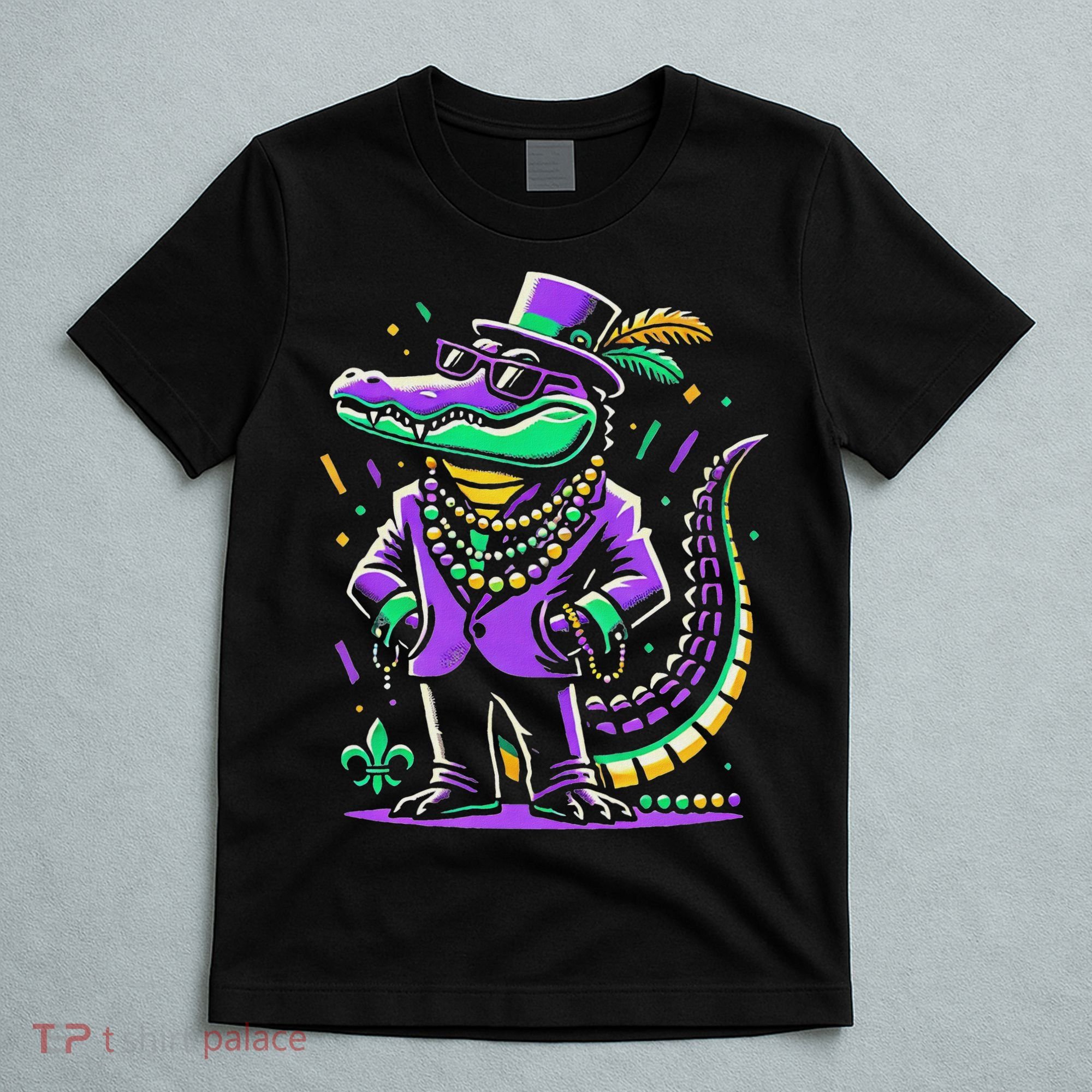Mardi Gras Alligator Mardi Gras T-Shirt