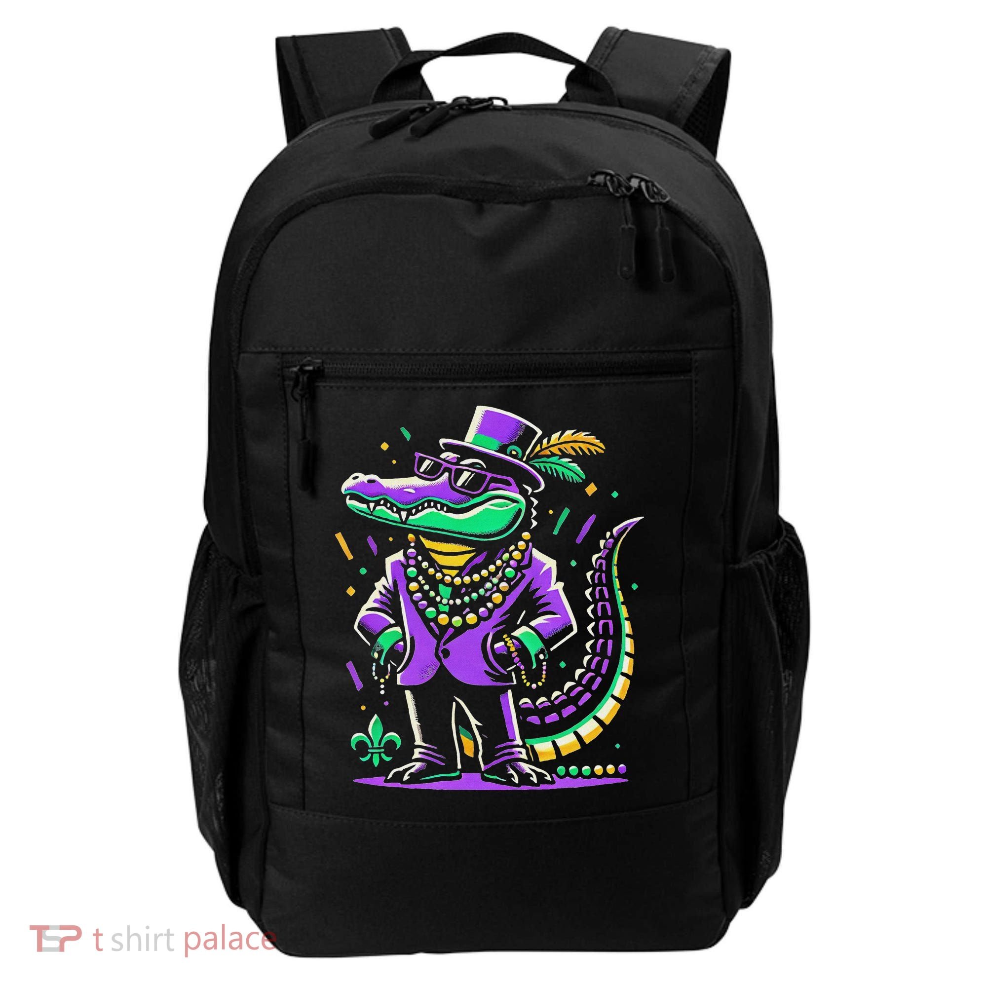 Mardi Gras Alligator Mardi Gras Backpack