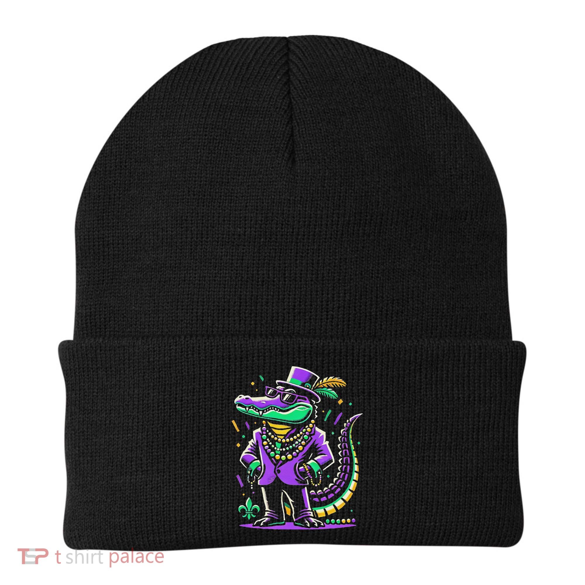 Mardi Gras Alligator Mardi Gras Beanie