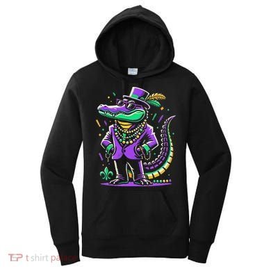 Mardi Gras Alligator Mardi Gras Women's Hoodie