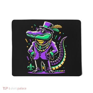Mardi Gras Alligator Mardi Gras Mousepad