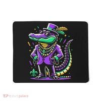 Mardi Gras Alligator Mardi Gras Mousepad thumb 0