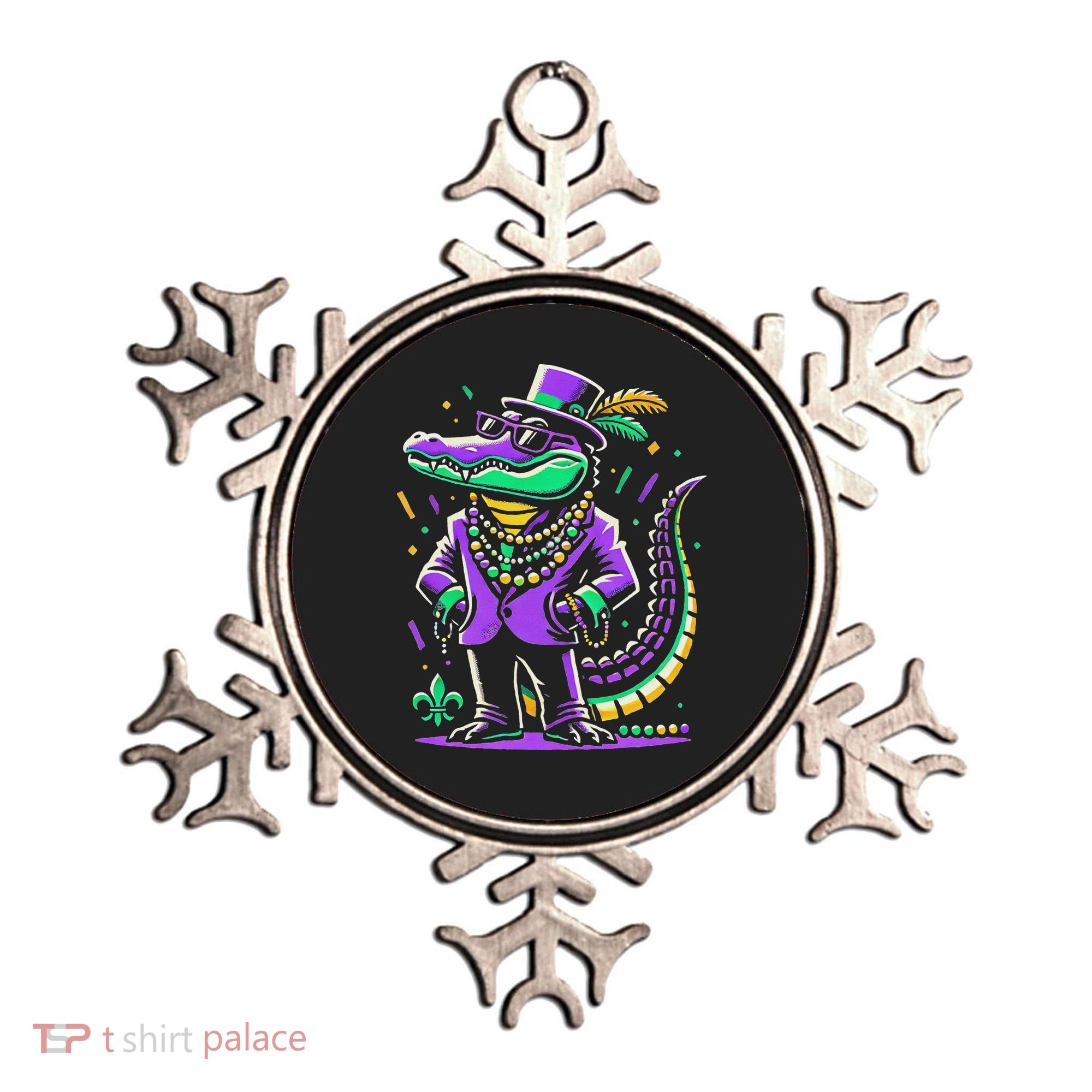 Mardi Gras Alligator Mardi Gras Ornament